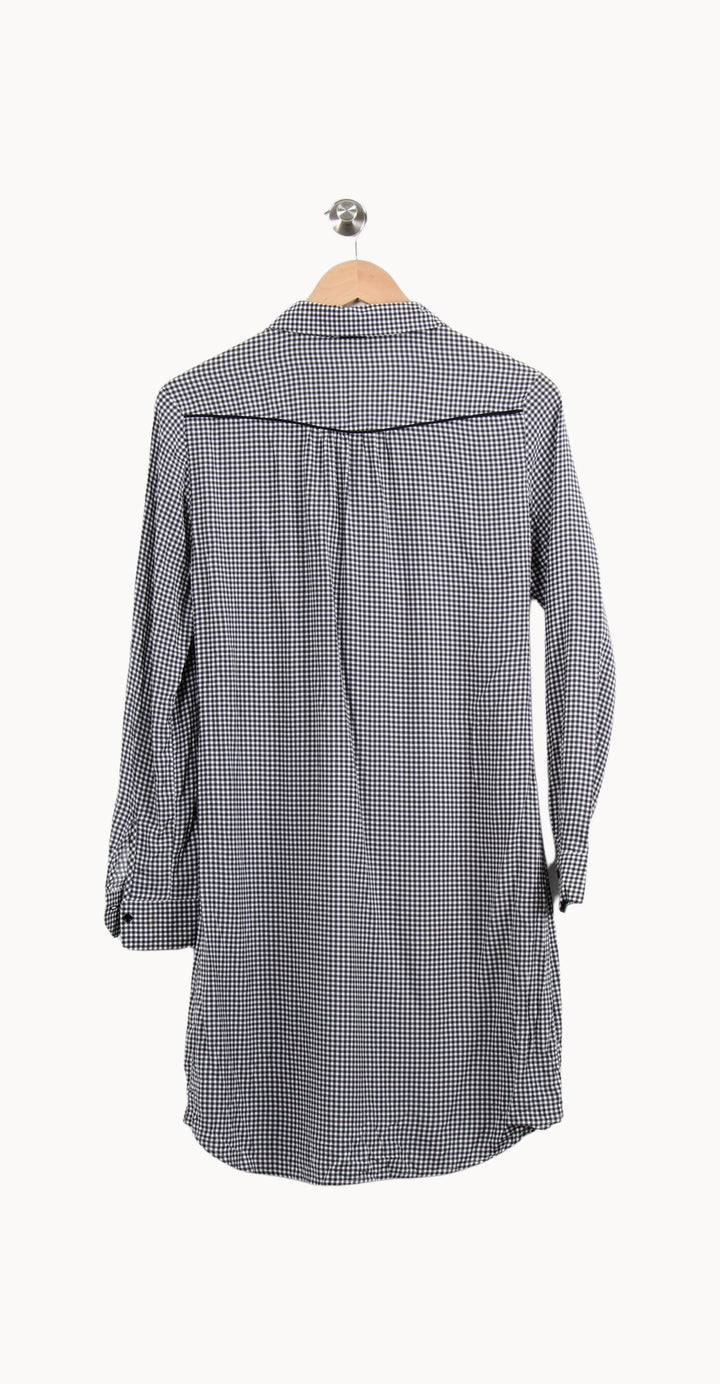 Robe Chemise Noire et Blanche - Taille S/36 de la marque One Step | PARAD61636 - Vendu par Paradigme - Image 4