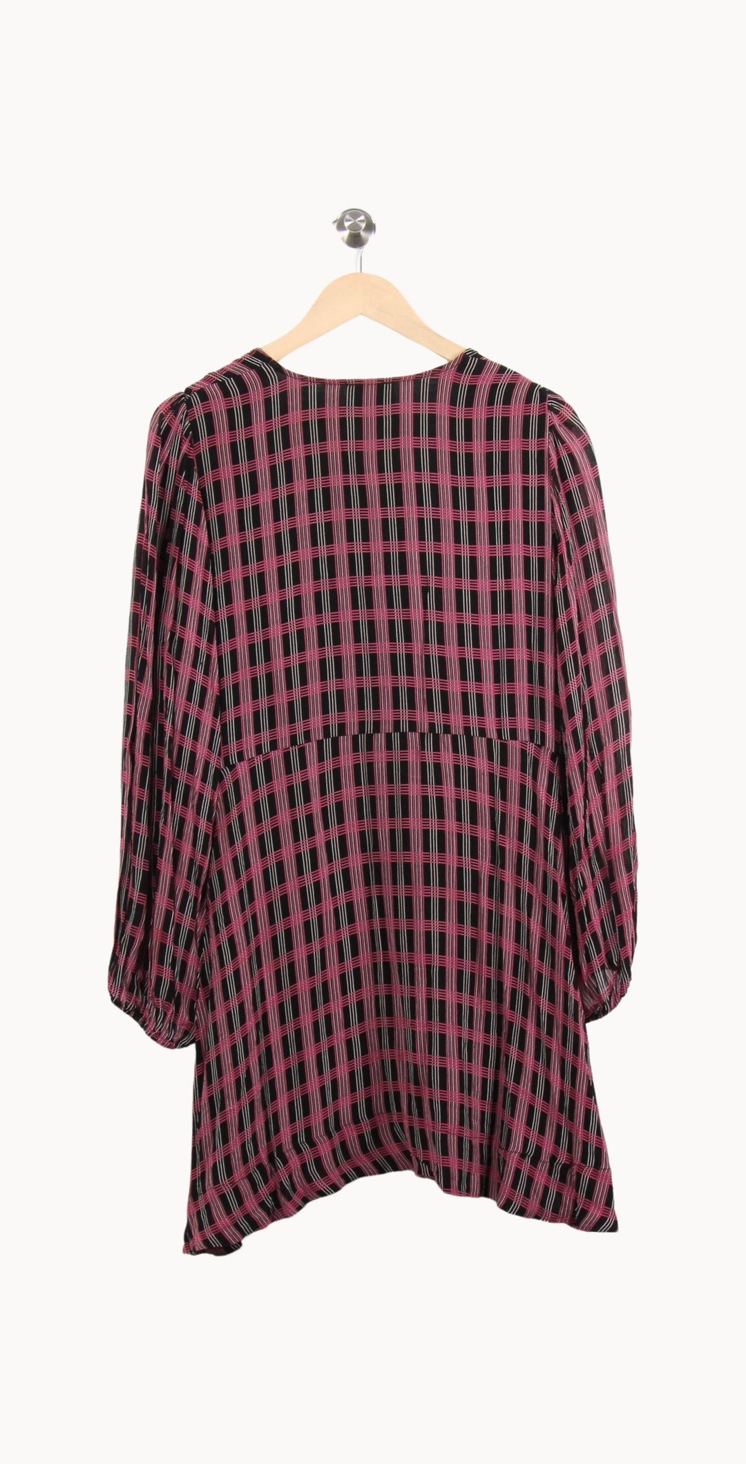 Robe Courte Noire et Rose - Taille XL/42 de la marque Ganni | PARAD61643 - Vendu par Paradigme - Image 4