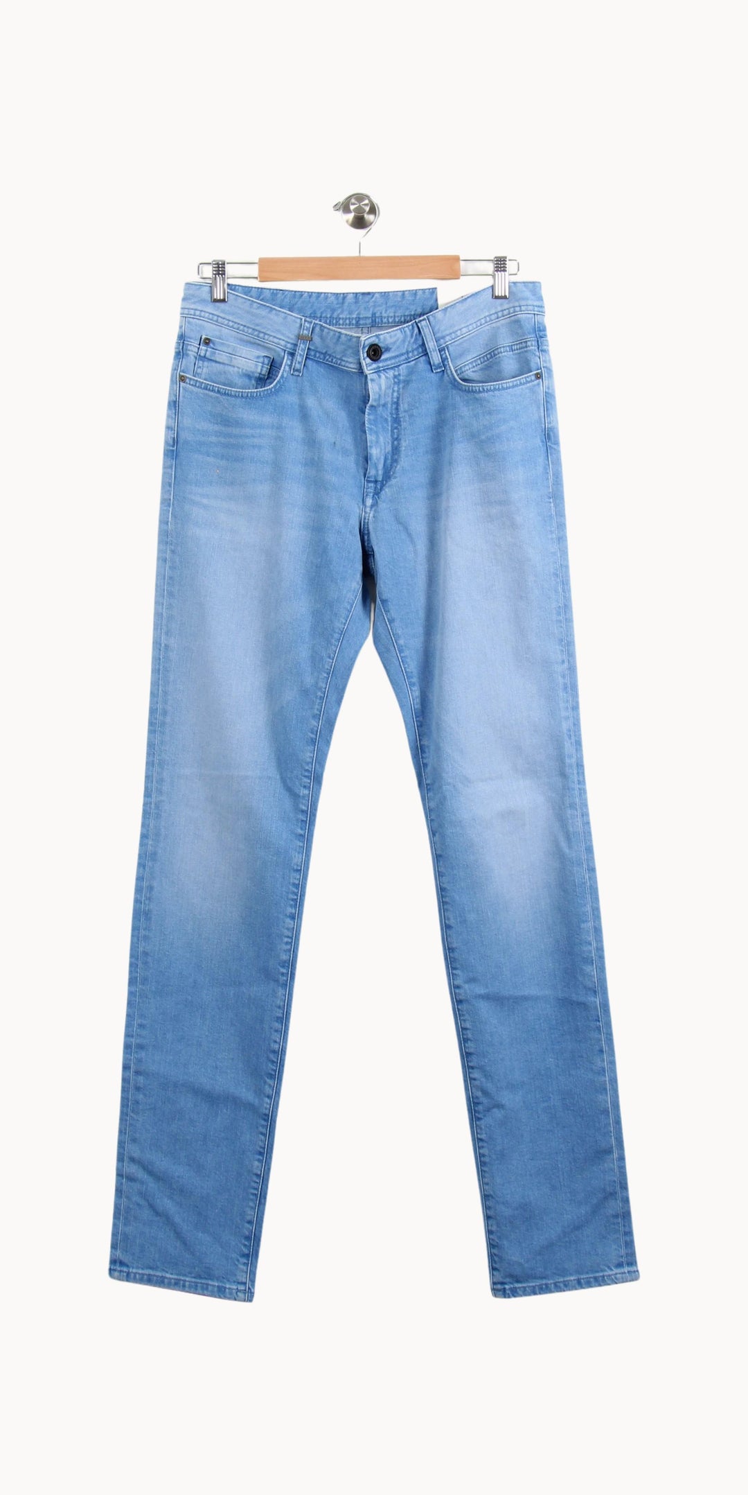 Jean Droit Bleu - Taille XL/42 de la marque IKKS | PARAD61651 - Vendu par Paradigme - Image 2