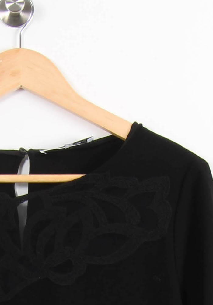 Blouse Noire - Taille M/38 de la marque Gerard Darel | PARAD61659 - Vendu par Paradigme - Image 3