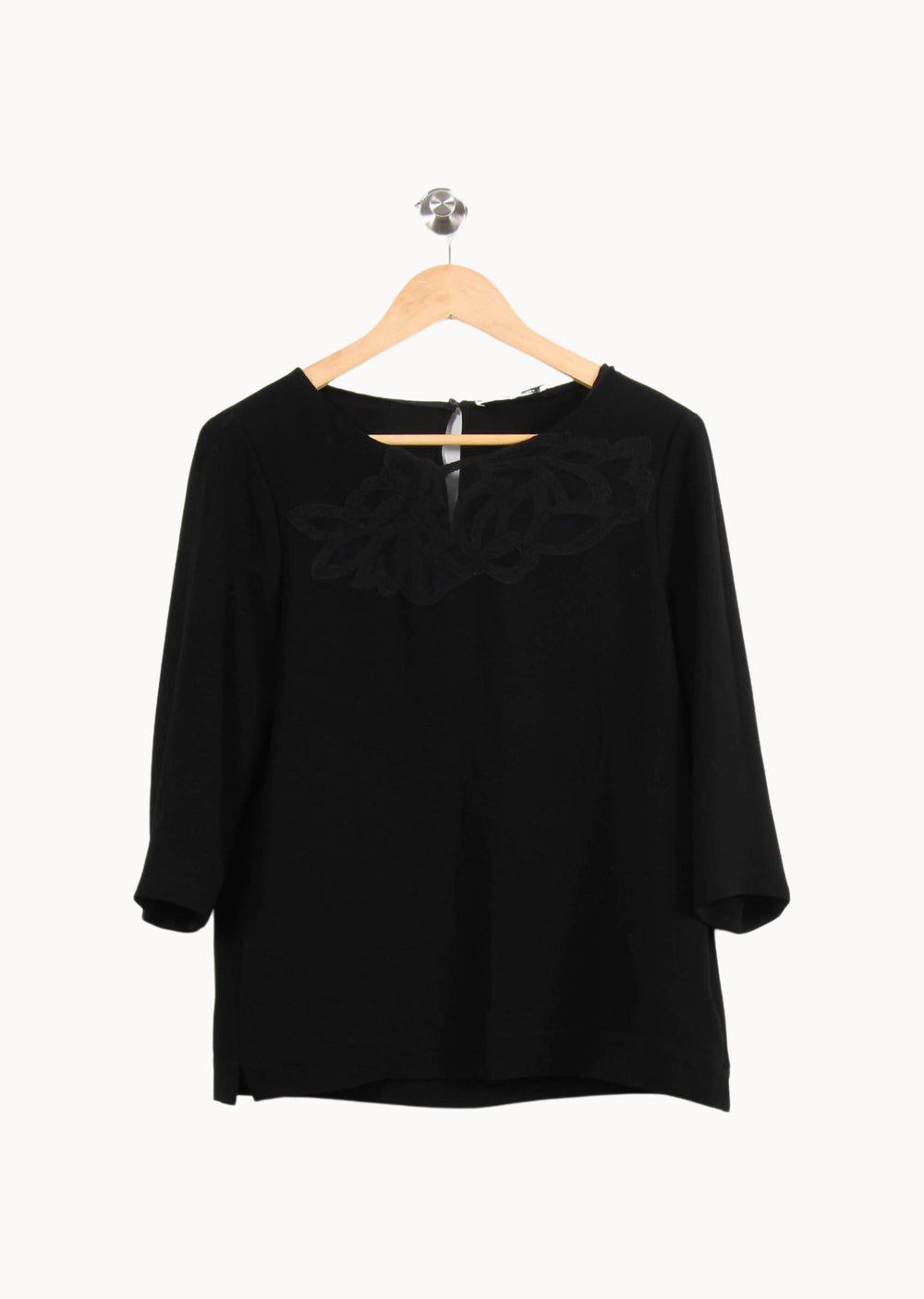 Blouse Noire - Taille M/38 de la marque Gerard Darel | PARAD61659 - Vendu par Paradigme - Image 2