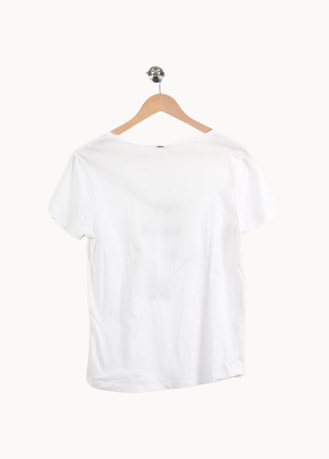 Tee-shirt Blanc - Taille M/38 de la marque IKKS | PARAD61660 - Vendu par Paradigme - Image 4