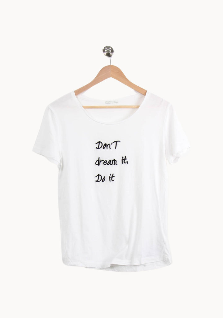 Tee-shirt Blanc - Taille M/38 de la marque IKKS | PARAD61660 - Vendu par Paradigme - Image 2