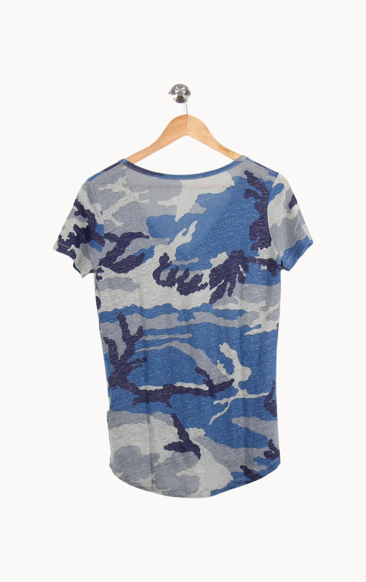 Tee-shirt Bleu et Gris - Taille S/36 de la marque Majestic Filatures | PARAD61667 - Vendu par Paradigme - Image 4