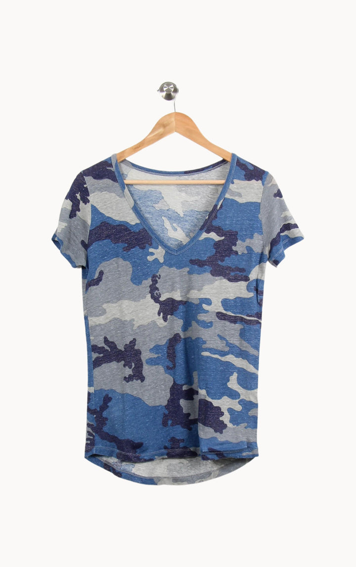 Tee-shirt Bleu et Gris - Taille S/36 de la marque Majestic Filatures | PARAD61667 - Vendu par Paradigme - Image 2