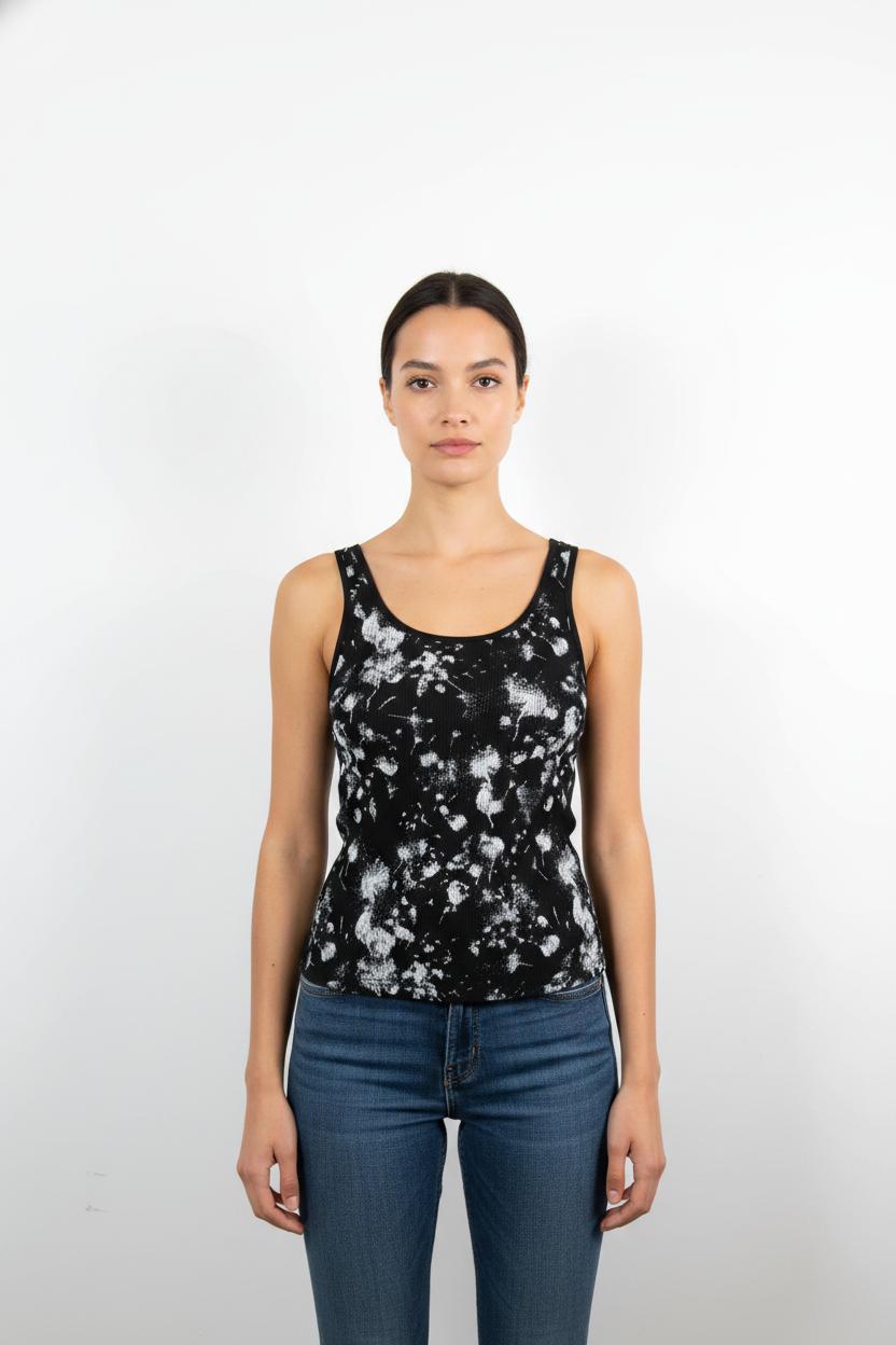Débardeur Noir et Blanc - Taille XS/34