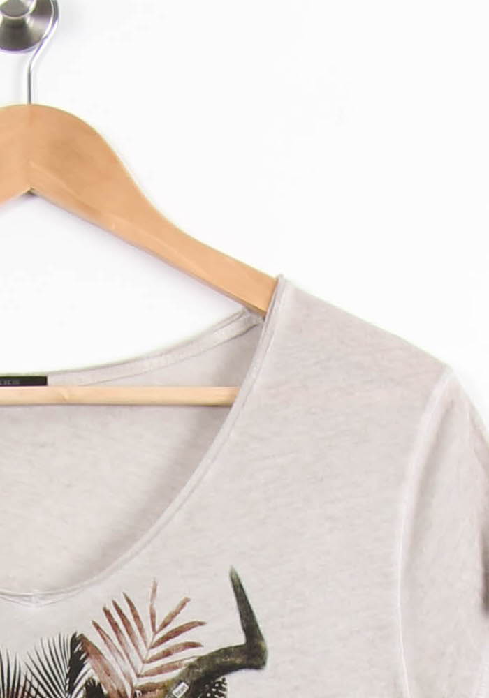 Tee-shirt Beige - Taille M/38 de la marque IKKS | PARAD61671 - Vendu par Paradigme - Image 3