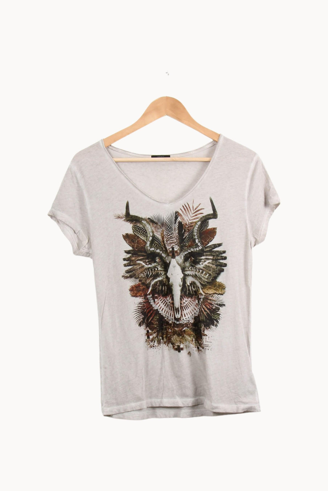 Tee-shirt Beige - Taille M/38 de la marque IKKS | PARAD61671 - Vendu par Paradigme - Image 2