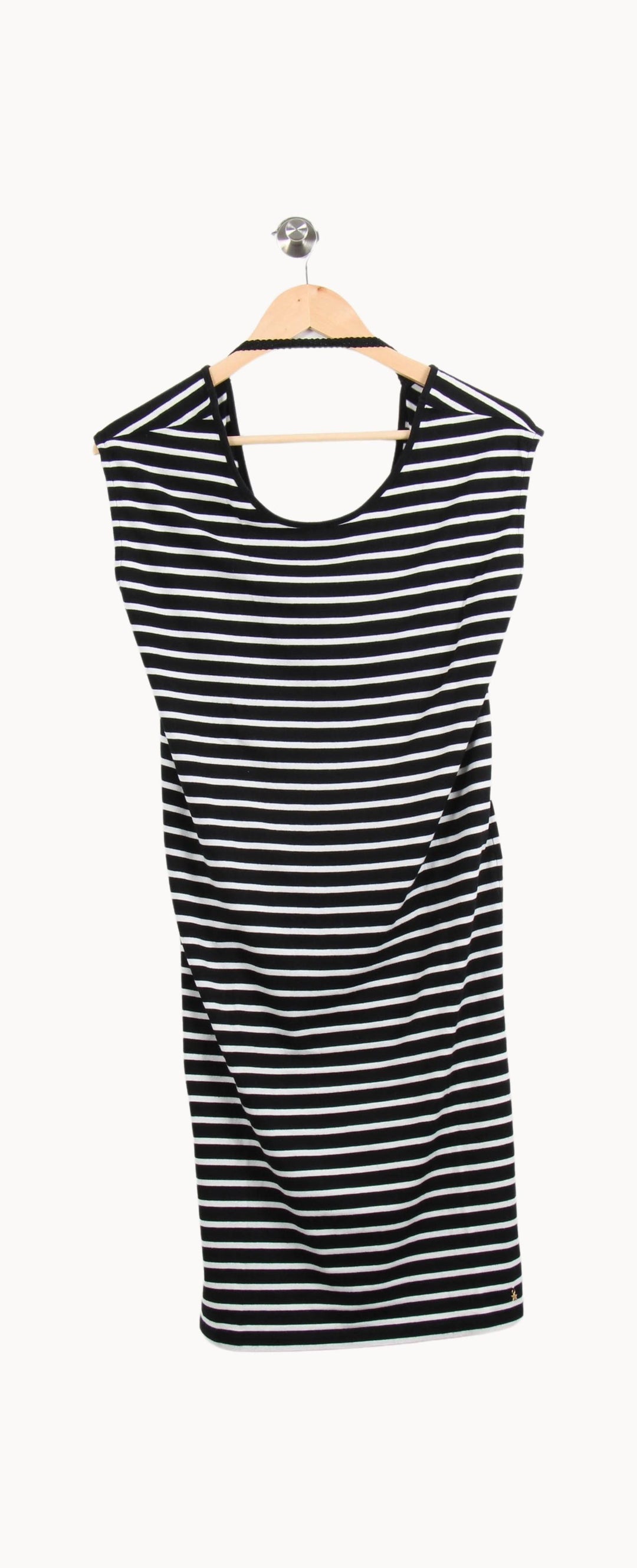 Robe Courte Noire et Blanche - Taille S/36 de la marque Des petits hauts | PARAD61674 - Vendu par Paradigme - Image 4