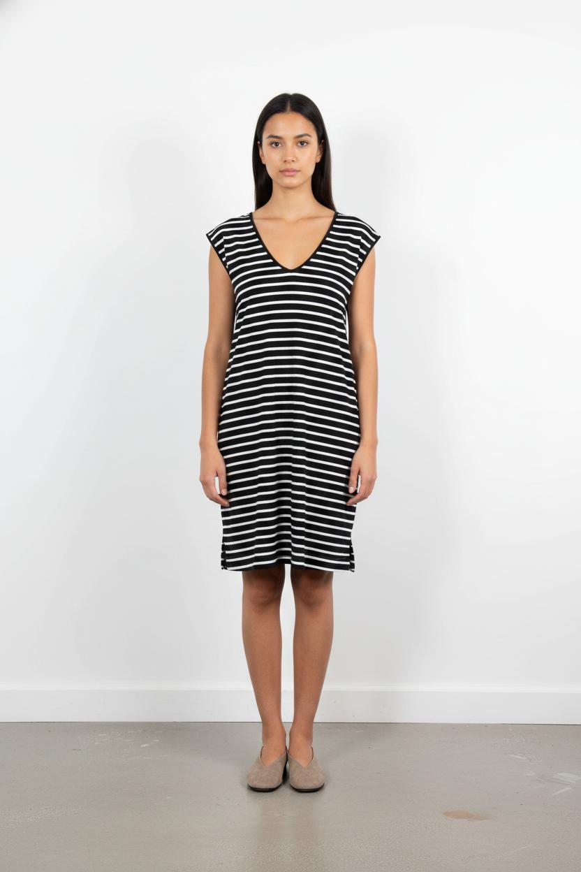 Robe Courte Noire et Blanche - Taille S/36