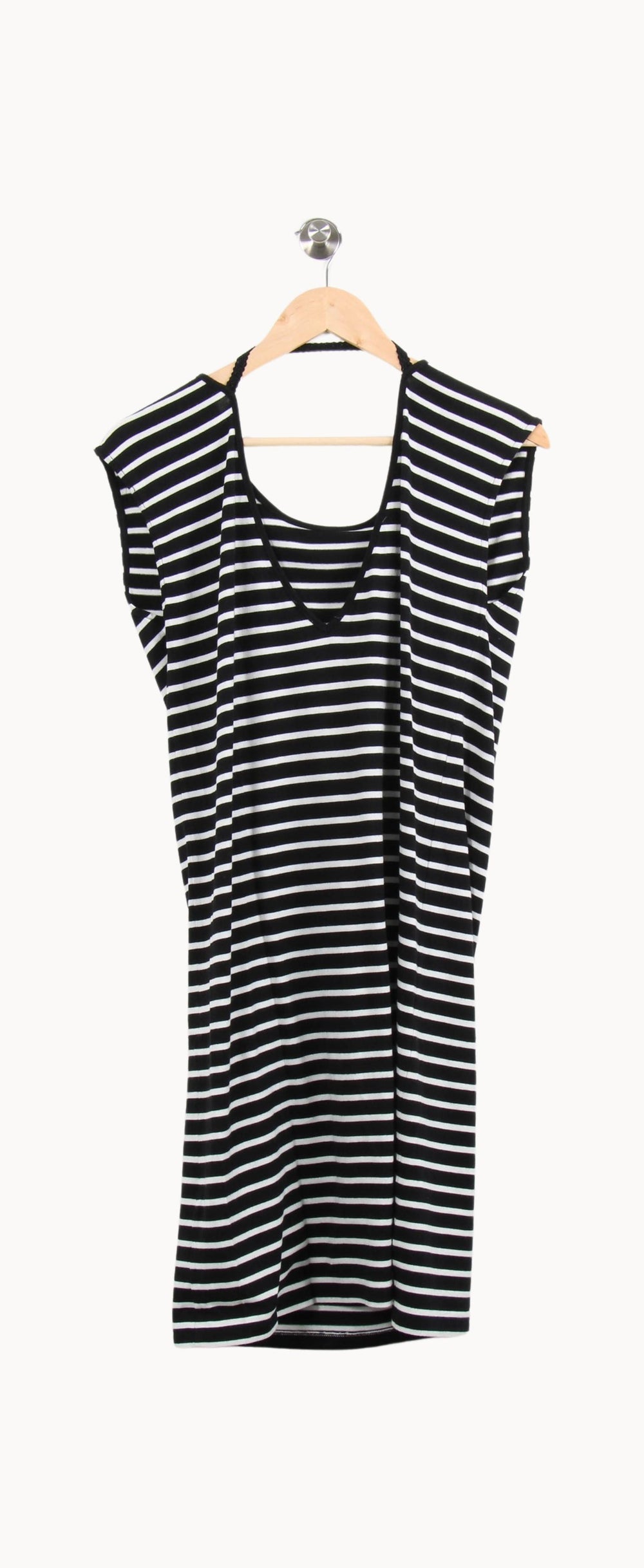 Robe Courte Noire et Blanche - Taille S/36 de la marque Des petits hauts | PARAD61674 - Vendu par Paradigme - Image 2