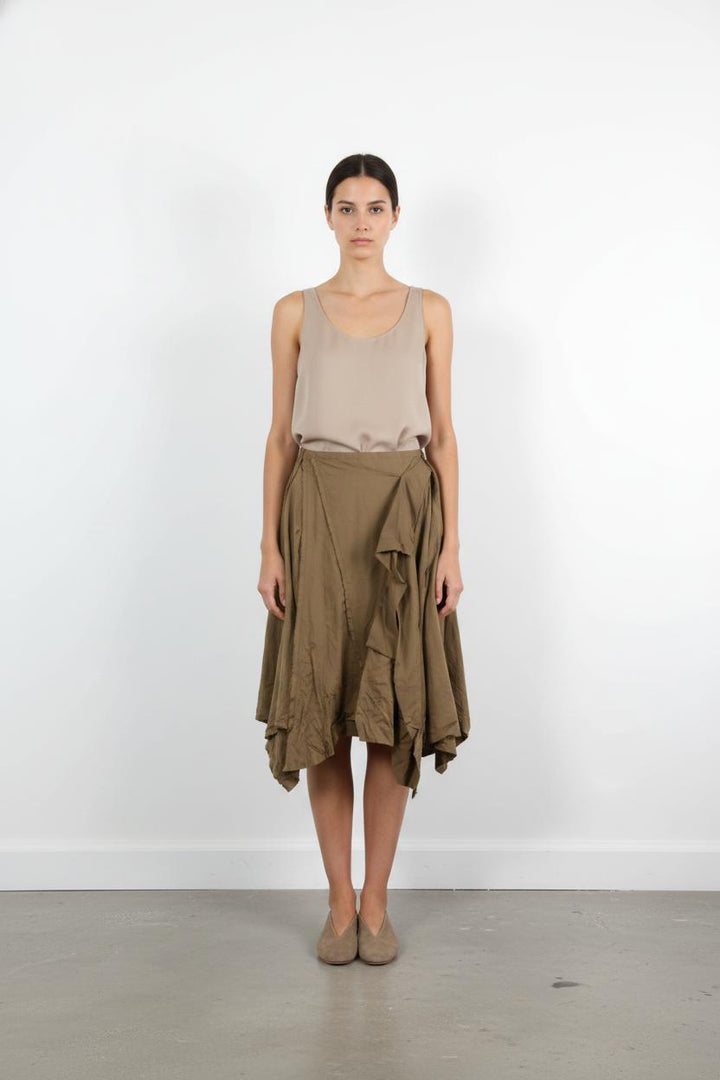 Jupe Longue Kaki - Taille M/38