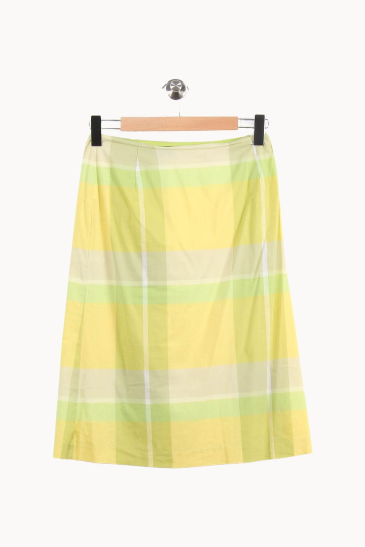 Jupe Midi Jaune et Verte - Taille S/36 de la marque Tara Jarmon | PARAD61680 - Vendu par Paradigme - Image 4