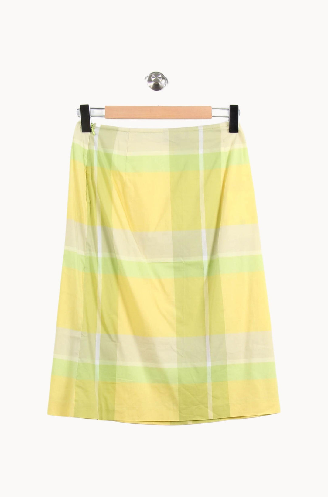 Jupe Midi Jaune et Verte - Taille S/36 de la marque Tara Jarmon | PARAD61680 - Vendu par Paradigme - Image 2