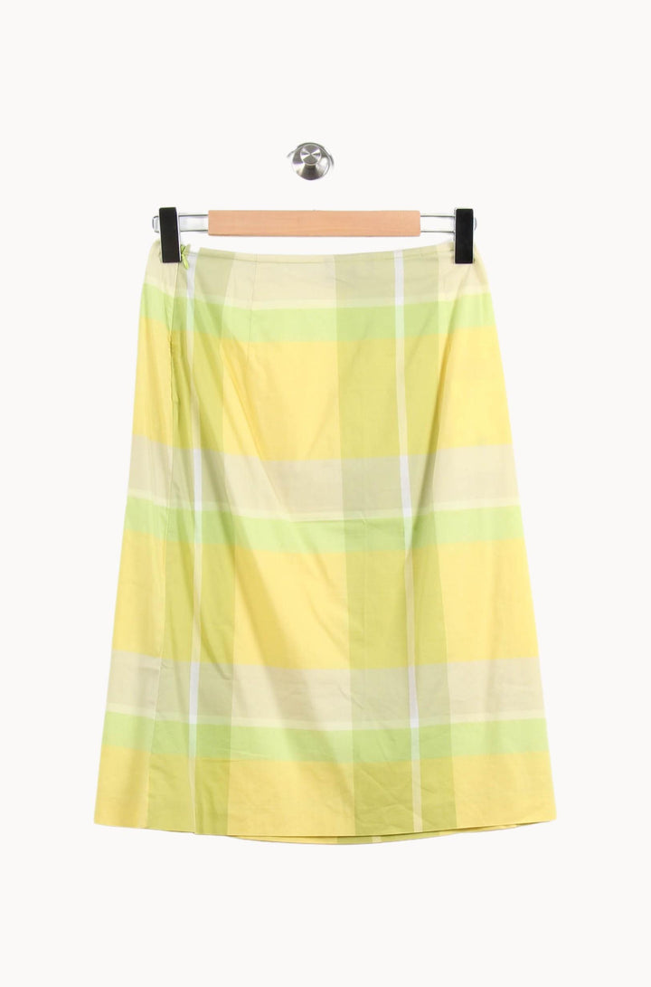 Jupe Midi Jaune et Verte - Taille S/36 de la marque Tara Jarmon | PARAD61680 - Vendu par Paradigme - Image 2