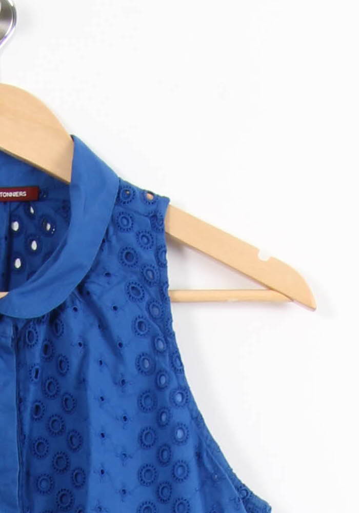 Blouse Sans Manches Bleue - Taille L/40 de la marque Comptoir des Cotonniers | PARAD61682 - Vendu par Paradigme - Image 3