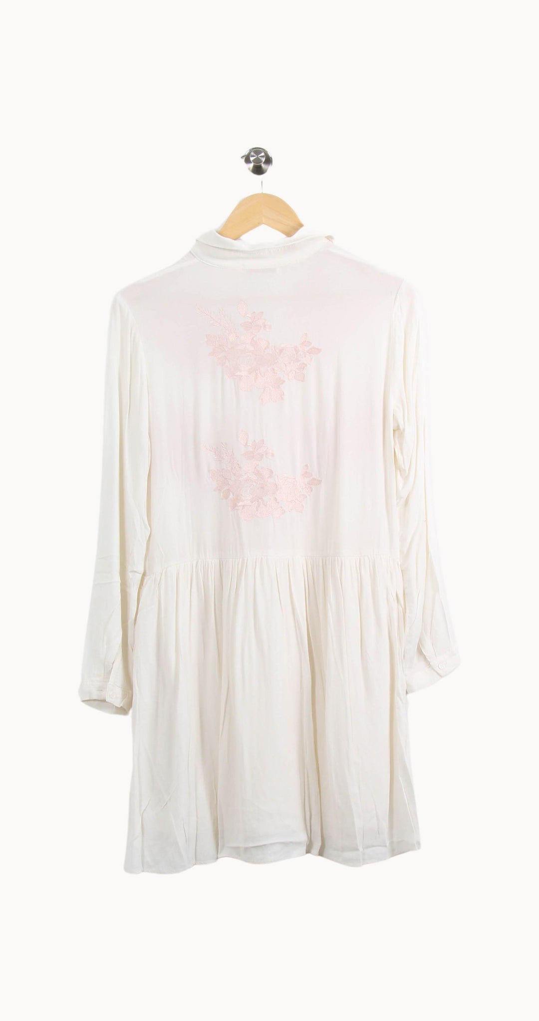 Robe Chemise Blanche et Rose - Taille S/36 de la marque La Petite Etoile | PARAD61684 - Vendu par Paradigme - Image 4
