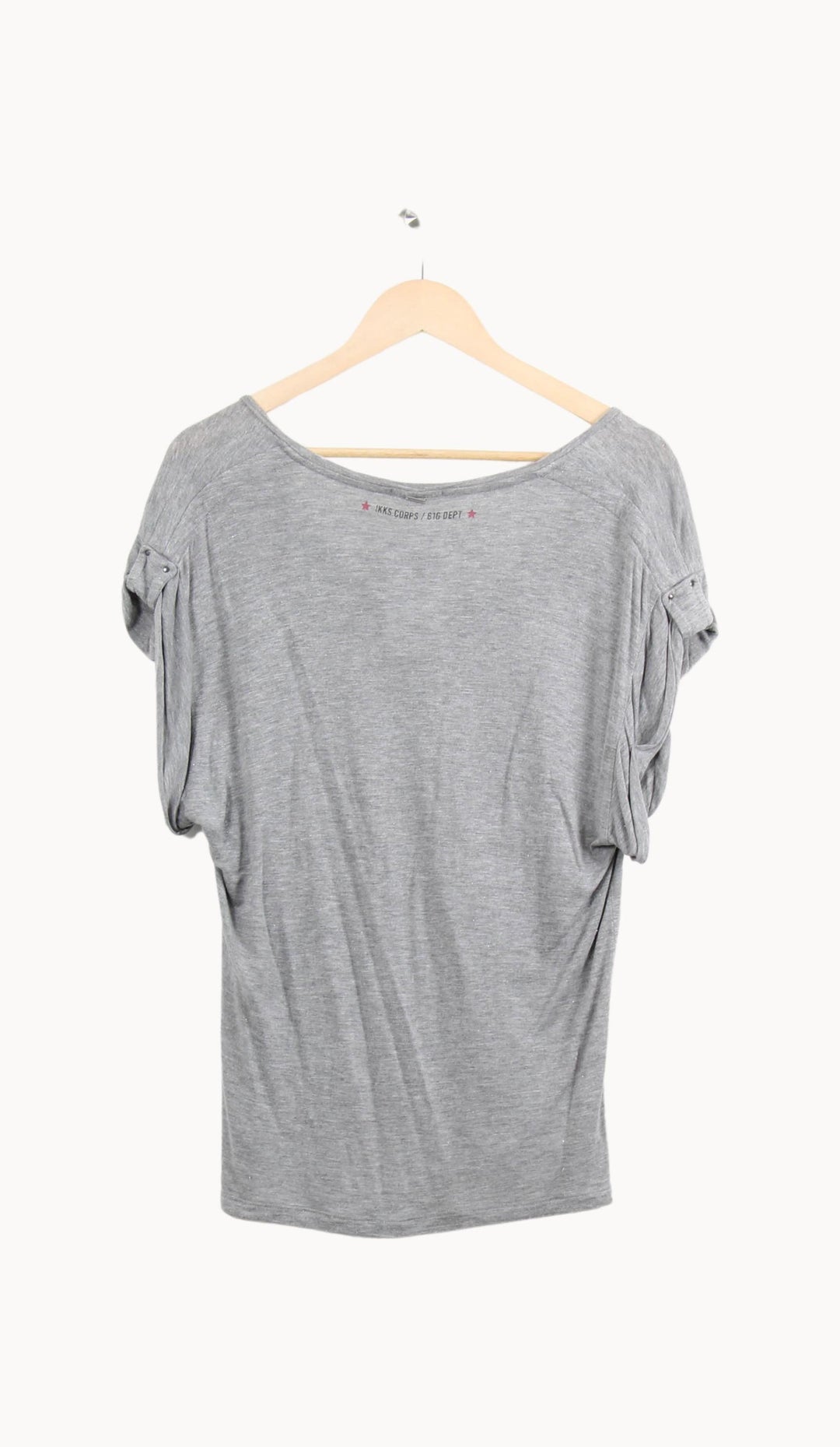 Tee-shirt Gris - Taille S/36 de la marque IKKS | PARAD61694 - Vendu par Paradigme - Image 4