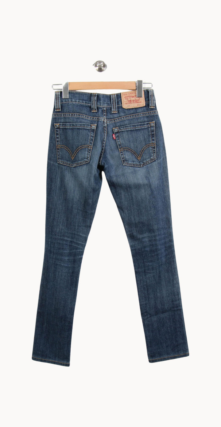 Jean Droit Bleu - Taille S/36 de la marque Levi's | PARAD61699 - Vendu par Paradigme - Image 4