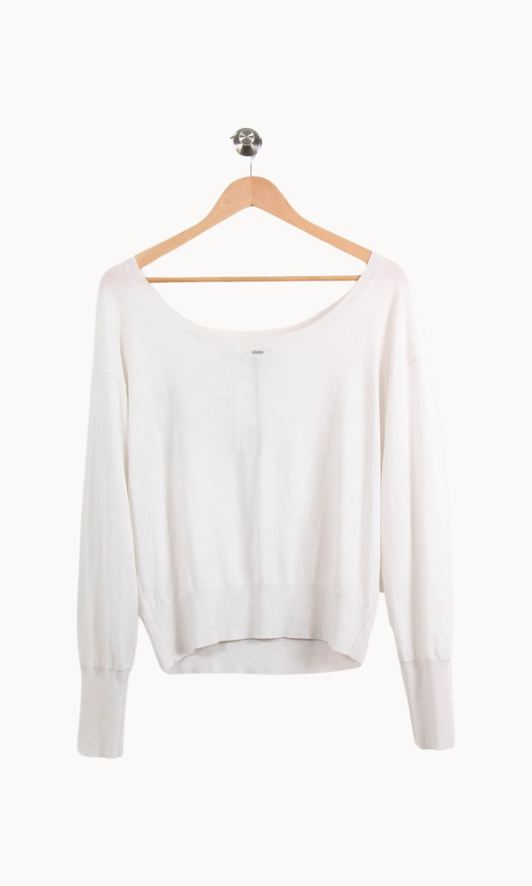 Pull Blanc - Taille S/36 de la marque IKKS | PARAD61701 - Vendu par Paradigme - Image 4