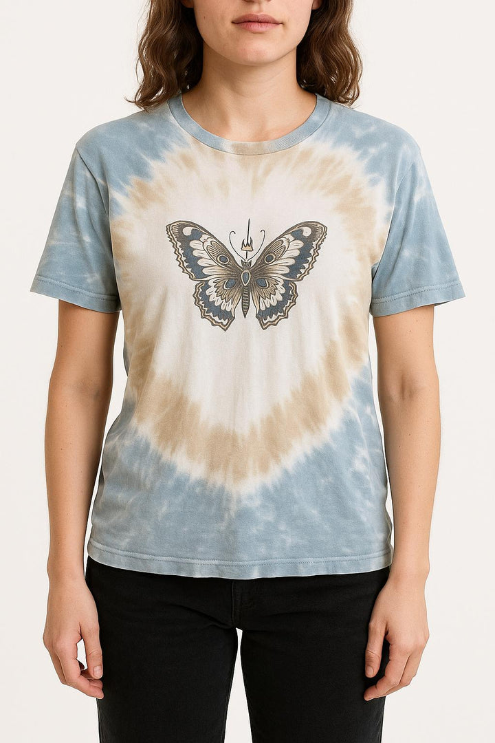 Tee-shirt Bleu et Beige - Taille S/36 de la marque Zadig&Voltaire | PARAD61702 - Vendu par Paradigme - Image 1