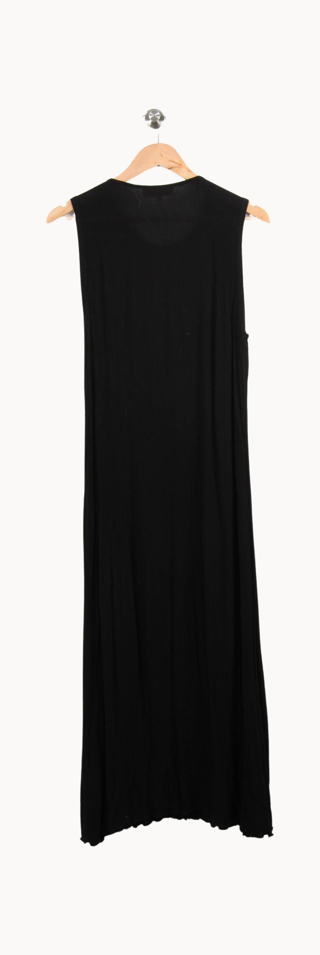 Robe Longue Noire - Taille M/38 de la marque La Fée Maraboutée | PARAD61711 - Vendu par Paradigme - Image 4
