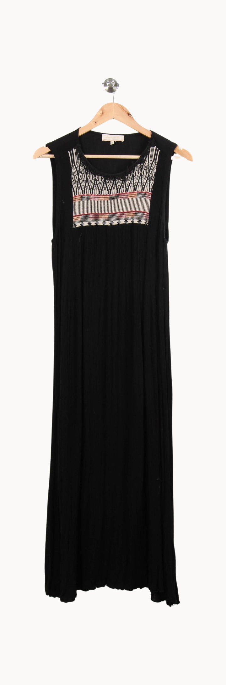 Robe Longue Noire - Taille M/38 de la marque La Fée Maraboutée | PARAD61711 - Vendu par Paradigme - Image 2