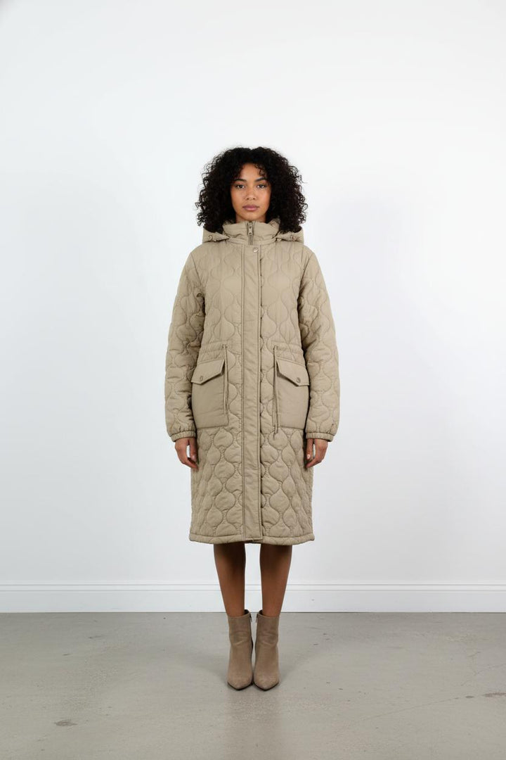 Manteau Matelassé Beige - Taille L/40