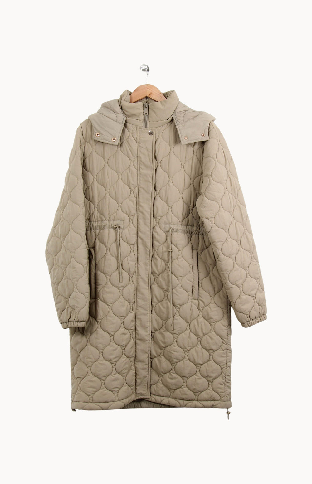 Manteau Matelassé Beige - Taille L/40 de la marque ZAPA | PARAD61719 - Vendu par Paradigme - Image 2