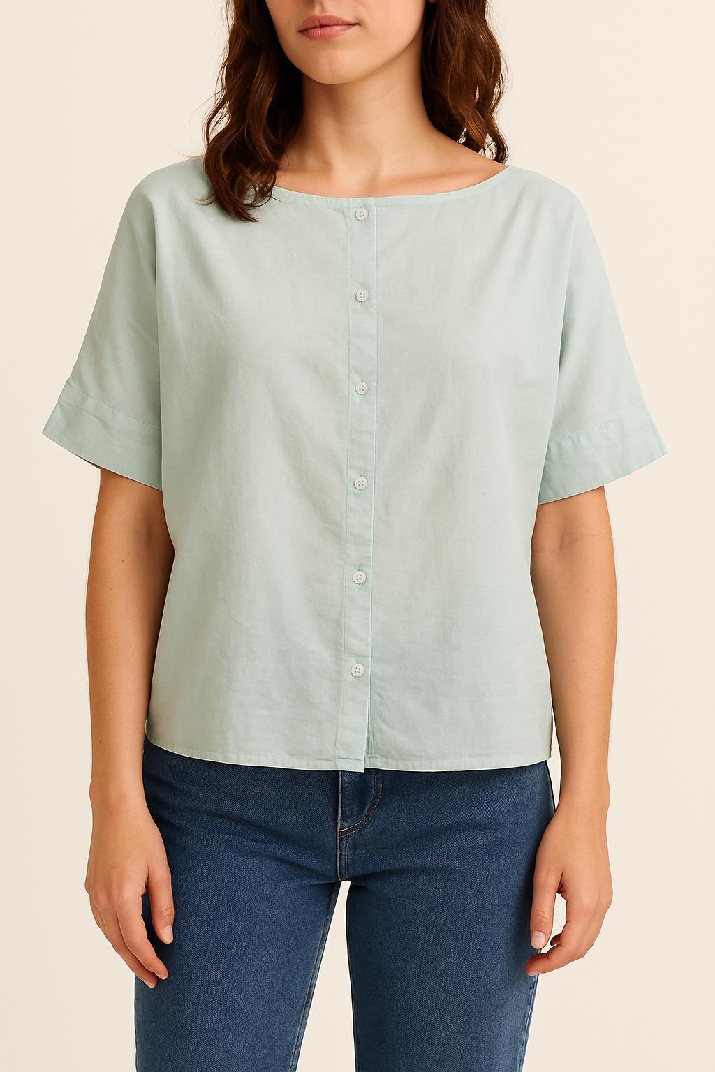 Chemise Verte - Taille S/36 de la marque Comptoir des Cotonniers | PARAD61722 - Vendu par Paradigme - Image 1