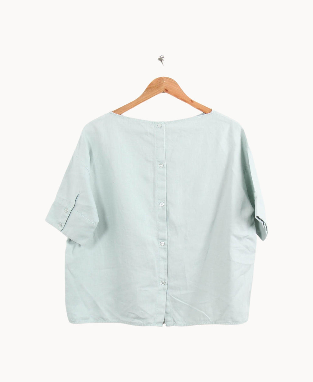 Chemise Verte - Taille S/36 de la marque Comptoir des Cotonniers | PARAD61722 - Vendu par Paradigme - Image 2