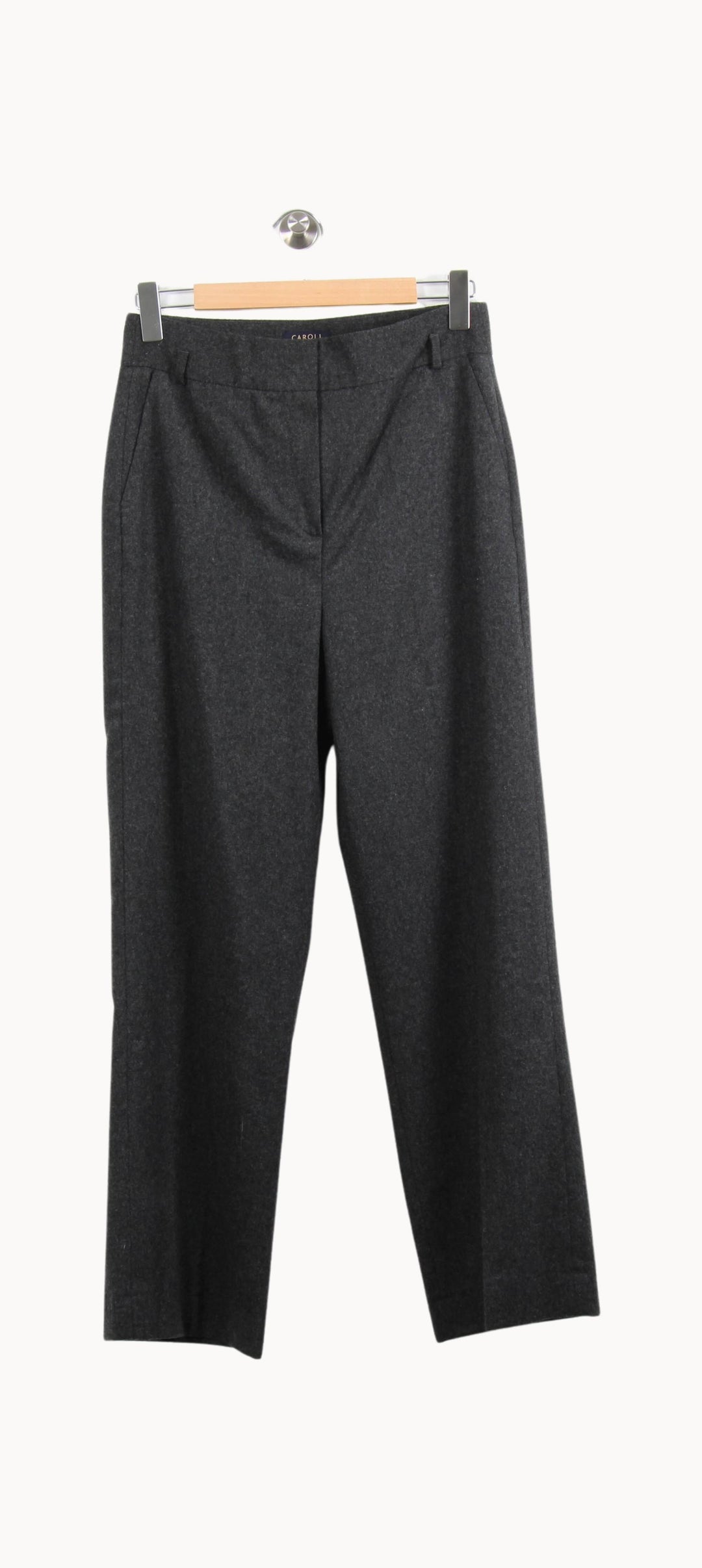 Pantalon Gris - Taille L/40 de la marque Caroll | PARAD61734 - Vendu par Paradigme - Image 2