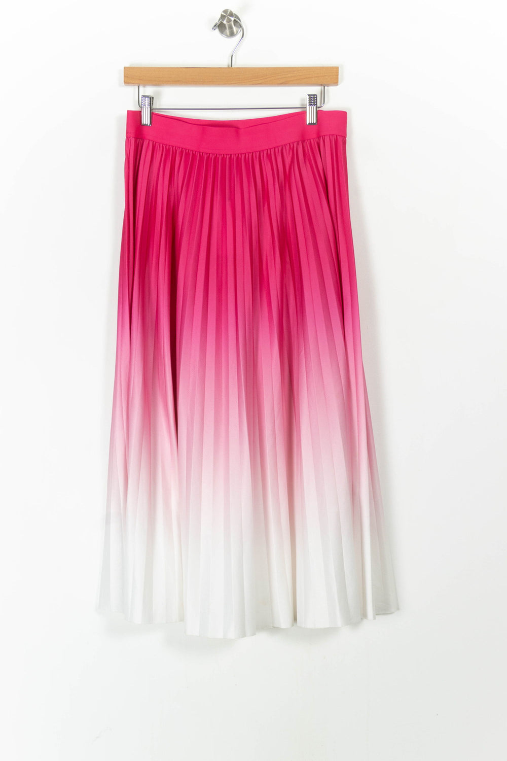 Jupe Longue Plissée Rose et Blanche - Taille XL/42 de la marque Maison 123 | PARAD61752 - Vendu par Paradigme - Image 2