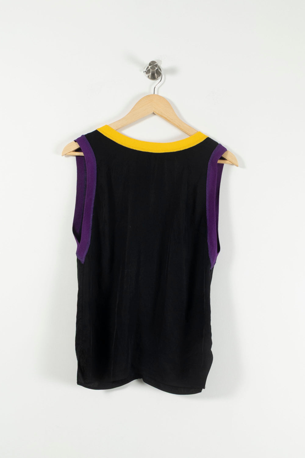Débardeur Noir Violet et Jaune - Taille S/36 de la marque Sandro | PARAD61753 - Vendu par Paradigme - Image 2