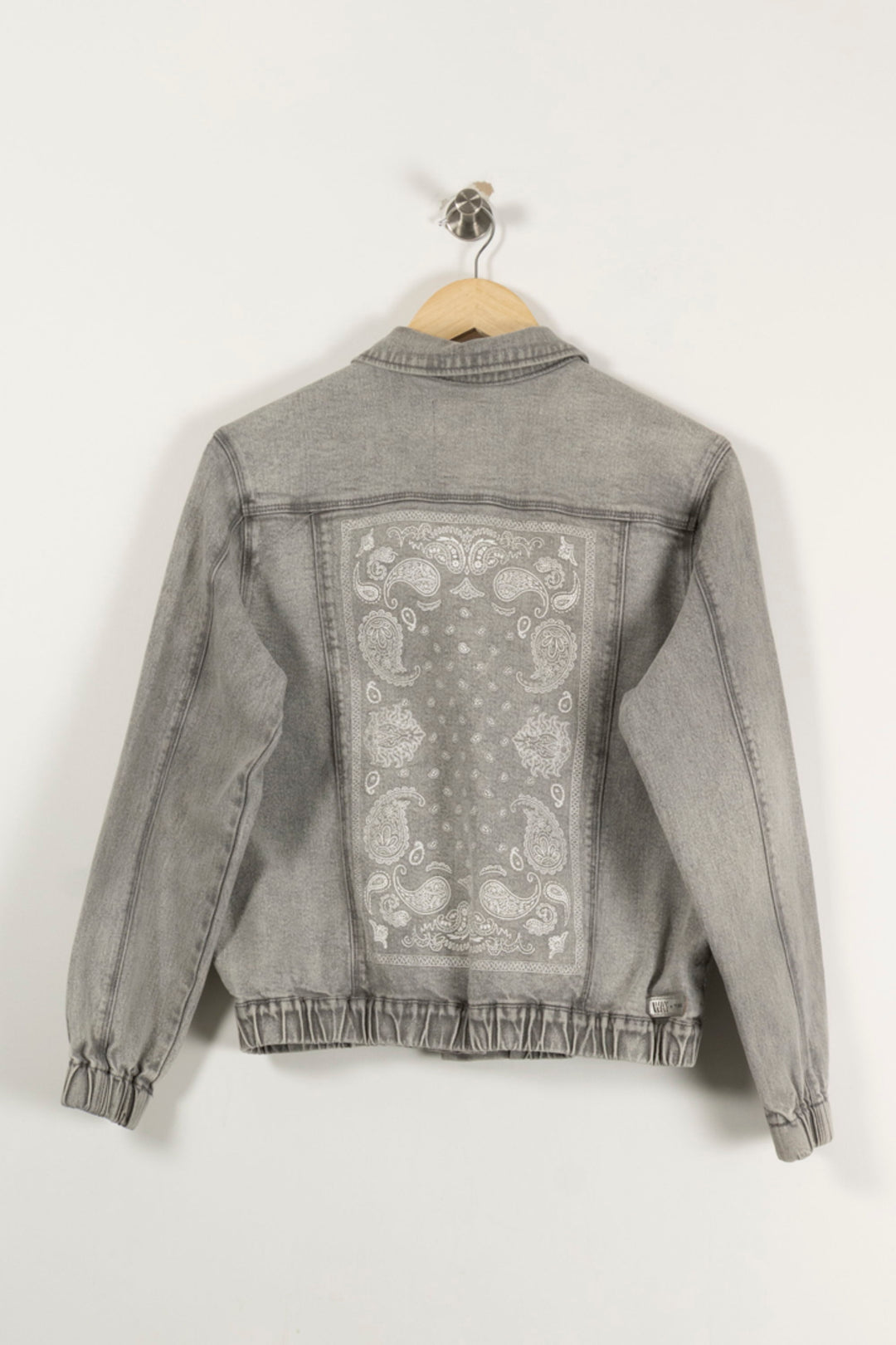 Veste en Jean Grise - Taille M/38 de la marque IKKS | PARAD61754 - Vendu par Paradigme - Image 4