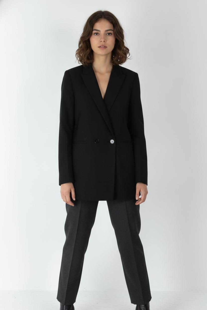 Blazer Noir - Taille S/36 de la marque Sandro | PARAD61756 - Vendu par Paradigme - Image 1