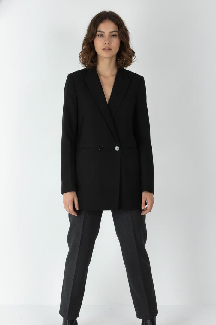 Blazer Noir - Taille S/36 de la marque Sandro | PARAD61756 - Vendu par Paradigme - Image 1
