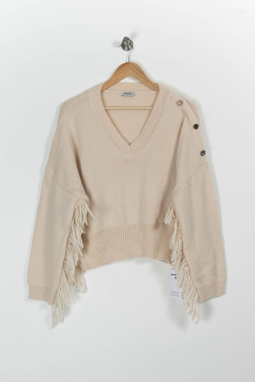 Pull Beige - Taille L/40 de la marque Liu Jo | PARAD61761 - Vendu par Paradigme - Image 2