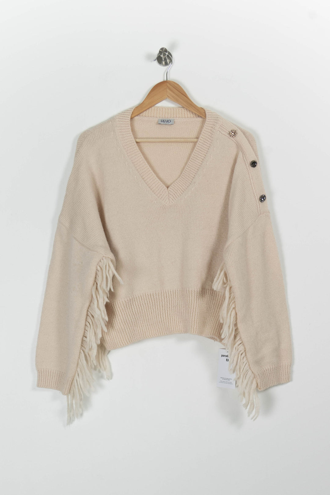 Pull Beige - Taille L/40 de la marque Liu Jo | PARAD61761 - Vendu par Paradigme - Image 2