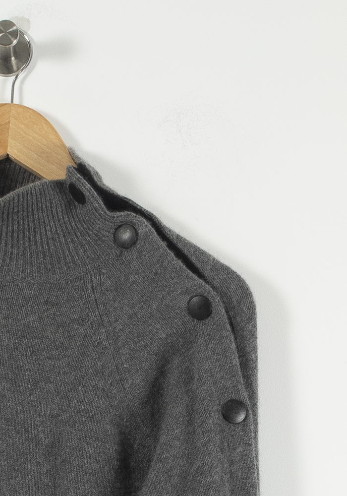 Pull Gris - Taille S/36 de la marque Notshy Cashmere | PARAD61762 - Vendu par Paradigme - Image 3