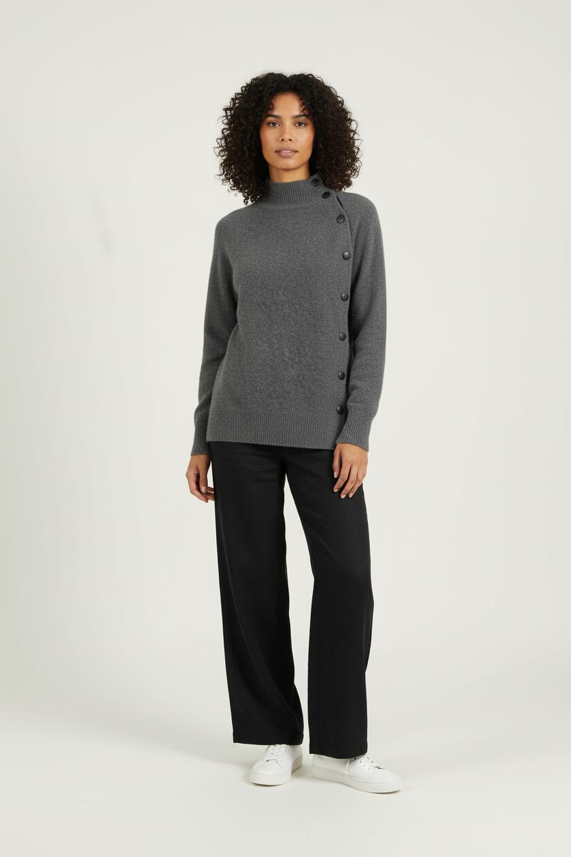Pull Gris - Taille S/36 de la marque Notshy Cashmere | PARAD61762 - Vendu par Paradigme - Image 1