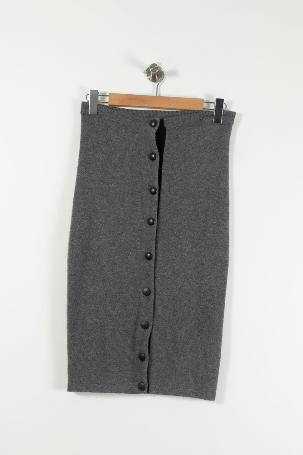 Jupe Crayon Grise - Taille S/36 de la marque Notshy Cashmere | PARAD61763 - Vendu par Paradigme - Image 2