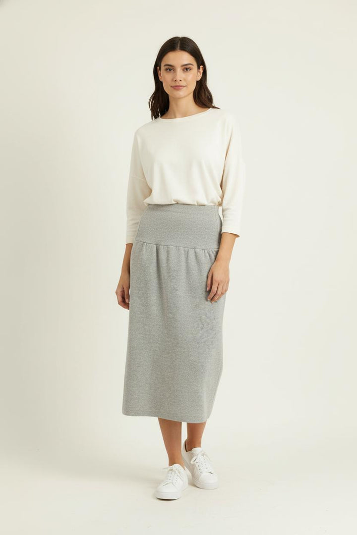Jupe Midi Grise - Taille XS/34 de la marque Joseph | PARAD61765 - Vendu par Paradigme - Image 1