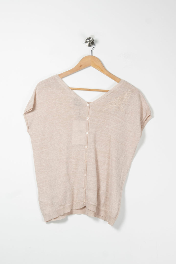 Pull Rose - Taille S/36 de la marque Bérénice | PARAD61770 - Vendu par Paradigme - Image 4