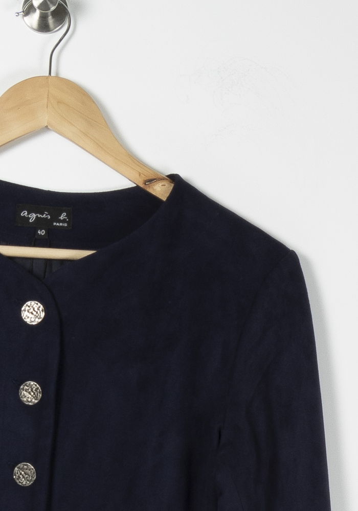 Veste Bleue - Taille L/40 de la marque Agnès b. | PARAD61778 - Vendu par Paradigme - Image 3