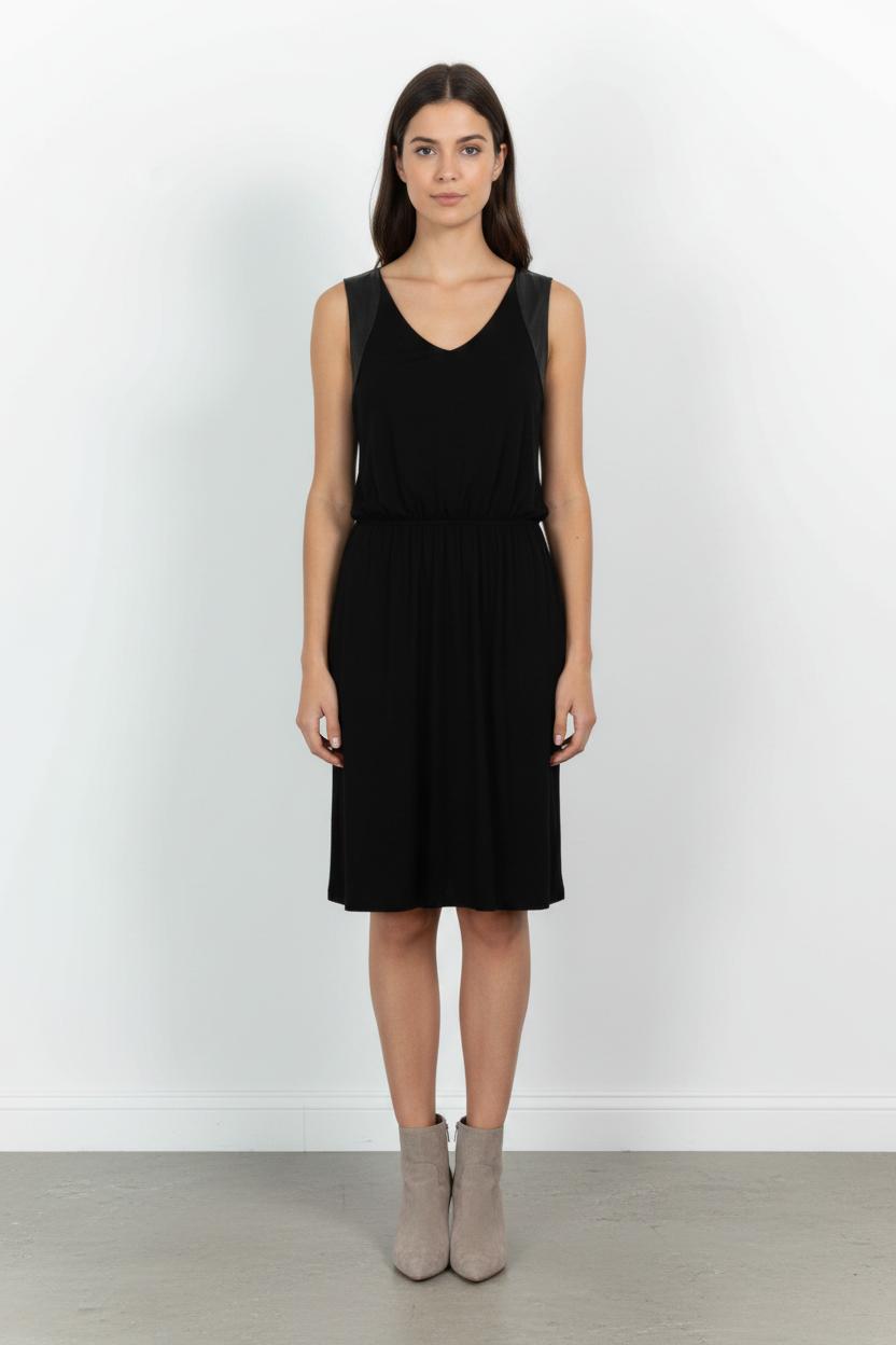 Robe Midi Noire - Taille S/36 de la marque The Kooples | PARAD61788 - Vendu par Paradigme - Image 1