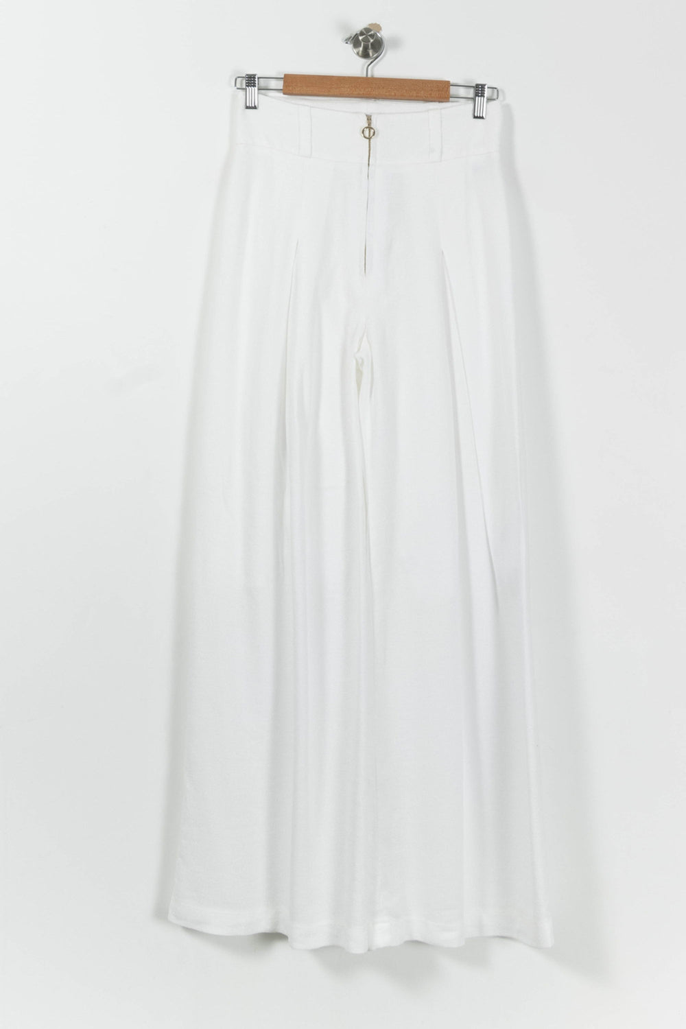 Pantalon Large Blanc - Taille S/36 de la marque Claudie Pierlot | PARAD61793 - Vendu par Paradigme - Image 2
