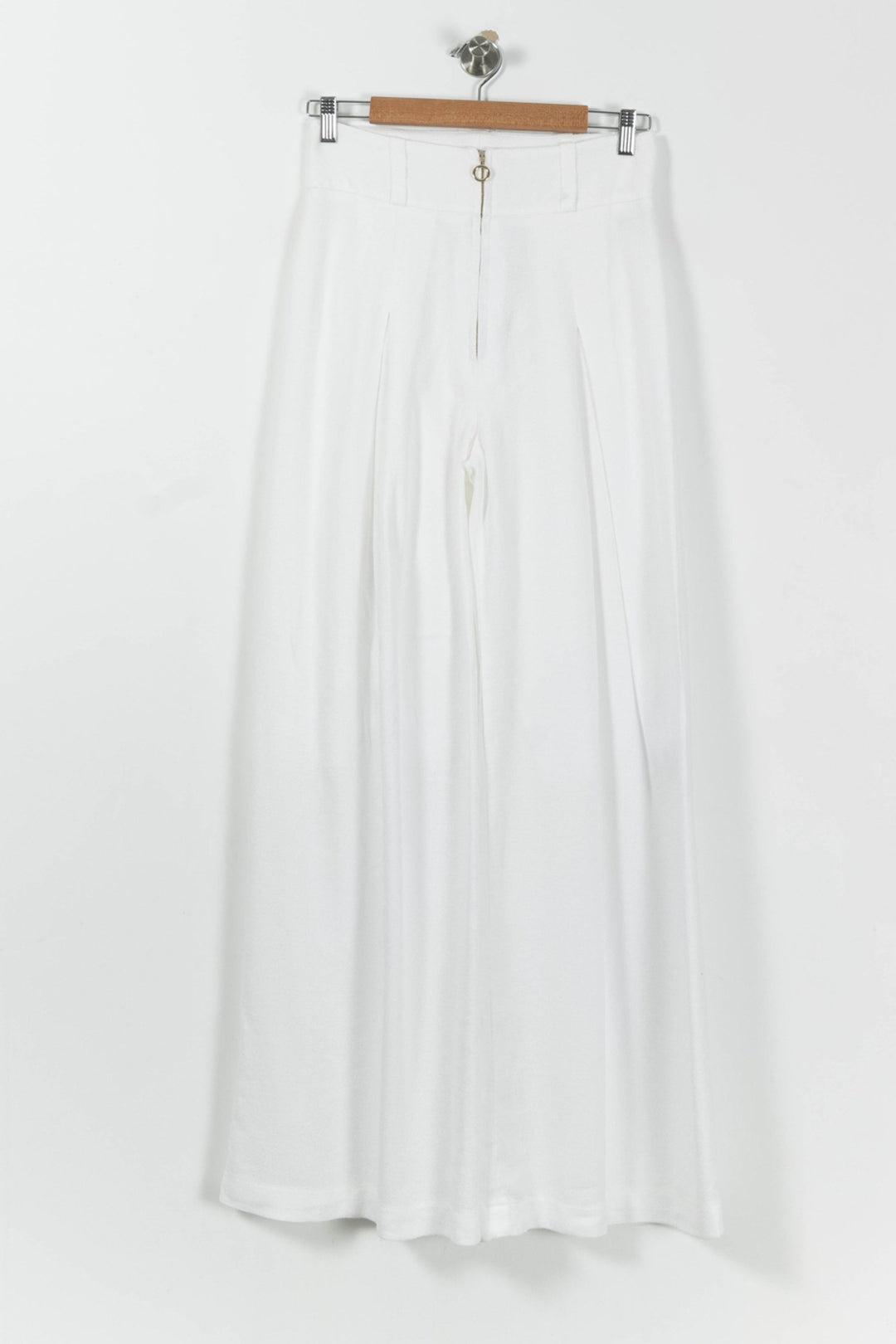 Pantalon Large Blanc - Taille S/36 de la marque Claudie Pierlot | PARAD61793 - Vendu par Paradigme - Image 2