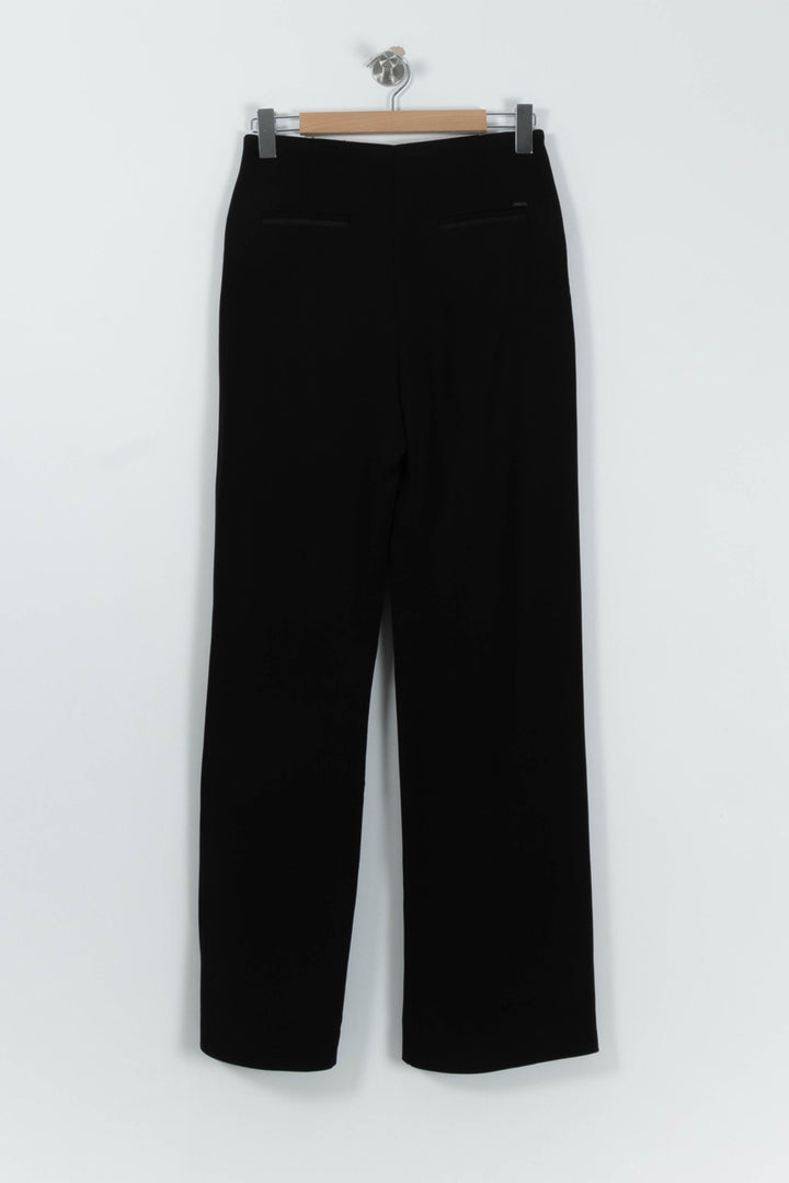 Pantalon Large Noir - Taille S/36 de la marque IKKS | PARAD61795 - Vendu par Paradigme - Image 4