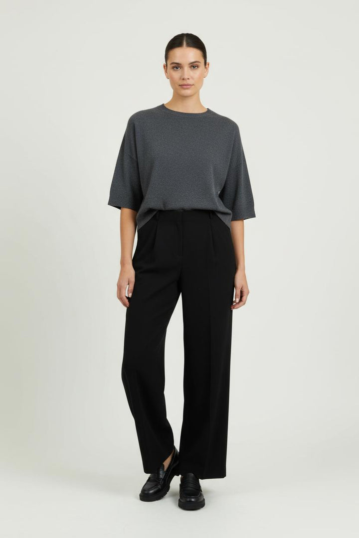 Pantalon Large Noir - Taille S/36 de la marque IKKS | PARAD61795 - Vendu par Paradigme - Image 1